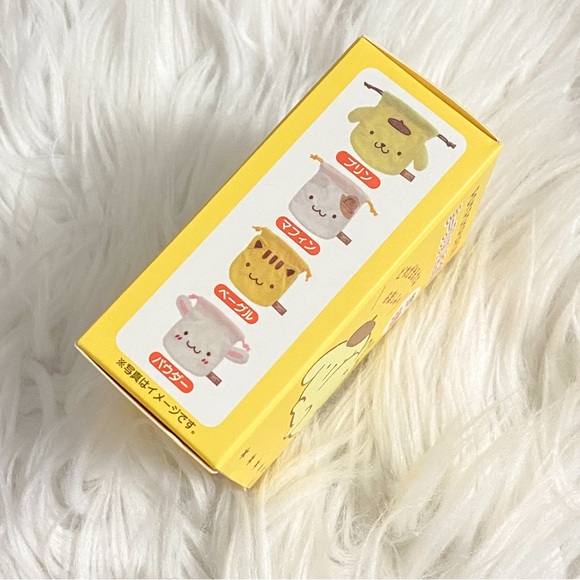 BNIB Sanrio Pompompurin Blind Box Soft Plush Drawstring Bag - Picture 9 of 10